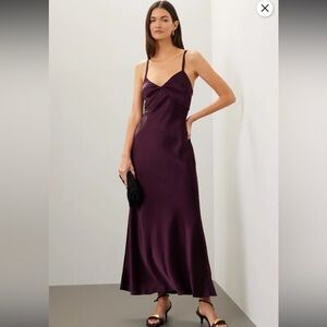 Polo by Ralph Lauren Purple Midi Dress